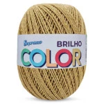 Barbante Supremo Color Brilho 452M Cor 440-2 Mostarda-Ouro