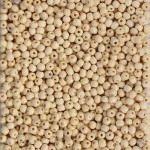 Contas Madeira Luli 08Mm 100G Cor Bege