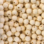 Contas Madeira Luli 18Mm 100G Cor Bege