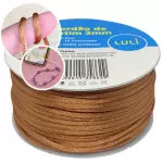 Cordao Imp Luli Cetim 2Mm 50M Cor 13 Chocolate