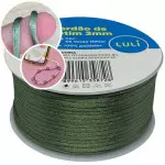 Cordao Imp Luli Cetim 2Mm 50M Cor 68 Verde Militar