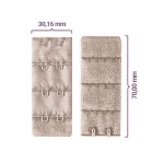 Extensor Terlizzi Ac495-Ec30 Duplo C/10 Cor 0009 Chocolate