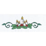 Faixa Marilda Pto Cruz 50X9,7Cm Cor 3120* Natal