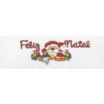 Faixa Marilda Pto Cruz 50X9,7Cm Cor 3126* Natal