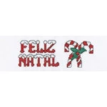 Faixa Marilda Pto Cruz 50X9,7Cm Cor 3129* Natal