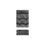 Fecho Marak 436 Tecido C/12 Cor Preto