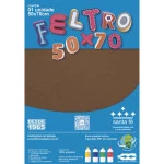 Feltro Santa Fe Blister 180G/M2 50X70Cm Cor 25	Marrom