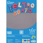 Feltro Santa Fe Blister 180G/M2 50X70Cm Cor 36	Cinza Claro