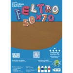 Feltro Santa Fe Blister 180G/M2 50X70Cm Cor 58	Caramelo 