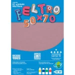 Feltro Santa Fe Blister 180G/M2 50X70Cm Cor 88 Rosa Poente