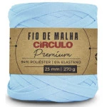 Fio Circulo Malha Premium 25Mm 140M Cor 2012 Azul Candy