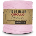 Fio Circulo Malha Premium 25Mm 140M Cor 3526 Rosa Candy