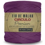 Fio Circulo Malha Premium 25Mm 140M Cor 6291 Vinho Quente