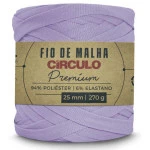 Fio Circulo Malha Premium 25Mm 140M Cor 6630 Lilas Suave