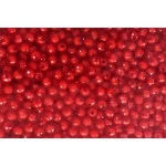 Contas Trama Acrilica Fluor 8Mm 500G Cor Vermelho