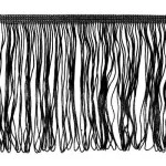 Franja Imp Nybc 10Cm C/10M Cor 310 Preto