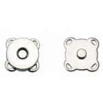 Botao Imp Imantado 14Mm P/Costura C/10 Cor Niquelado