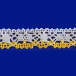 Renda Ipiranga Co 0412 2,0 Cm C/10M Cor Bc/Amarelo