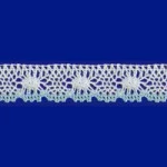 Renda Ipiranga Co 0657 3,0 Cm C/10M Cor Bc/Celeste