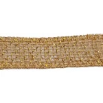 Fita Uniart 323 Juta 3Cm Metal C/9,5M Cor Natural C/ Ouro