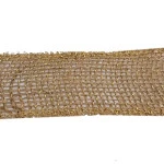 Fita Uniart 325 Juta 5Cm Metal C/9,5M Cor Natural C/ Ouro