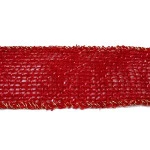 Fita Uniart 325 Juta 5Cm Metal C/9,5M Cor Vermelho C/ Ouro