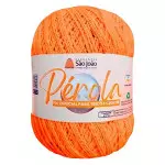 Linha Sao Joao Perola 460M Cor 34 Laranja Neon