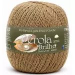 Linha Sao Joao Perola Brilho 460M Cor 01 Mostarda / Dourado