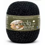 Linha Sao Joao Perola Brilho 460M Cor 05 Preto / Prata