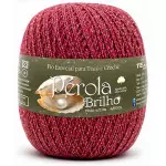 Linha Sao Joao Perola Brilho 460M Cor 11 Bordo / Dourado