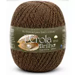 Linha Sao Joao Perola Brilho 460M Cor 15 Marrom / Dourado