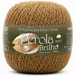 Linha Sao Joao Perola Brilho 460M Cor 31 Caramelo / Dourado