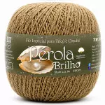 Linha Sao Joao Perola Brilho 460M Cor 31 Caramelo / Prata