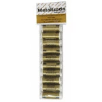 Linha Costuratex Metalizada 10 X 40M Cor Ouro Velho