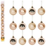 Bola Art Tb Lisa 4Cm Zc529 C/12 Cor Champagne
