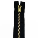Ziper Corr Metal Gr Fixo M50M 10Cm C/10 Cor Pt
