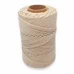 Cordao Artiara Encerado Mo 1,5Mm C/100M Cor Bege Palha
