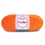 Fio Circulo Mollet 200G Cor 4445 Tangerina