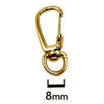 Mosquetao Oniric M-1166/08 C/12 Cor Latonado