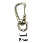 Mosquetao Oniric M-1166/08 C/12 Cor Niquelado
