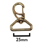 Mosquetao Oniric M-1166/25 C/12 Cor Ouro Velho