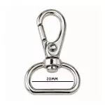 Mosquetao Imp Central 4,1X2,0Cm C/10 Cor Niquel
