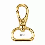 Mosquetao Imp Central 4,1X2,0Cm C/10 Cor Ouro