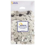 Lantejoula Lantecor  4Mm Met Lis C/1000 Cor  10 Prata 