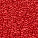 Contas Perola Luli 4Mm 500G Cor Vermelho