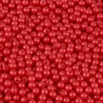 Contas Perola Luli 5Mm 500G Cor Vermelho