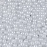 Contas Perola Luli  6Mm 500G Cor Branco