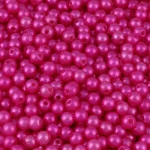 Contas Perola Luli  6Mm 500G Cor Pink
