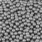 Contas Perola Luli  6Mm 500G Cor Prata