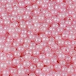 Contas Perola Luli  6Mm 500G Cor Rosa Bebe